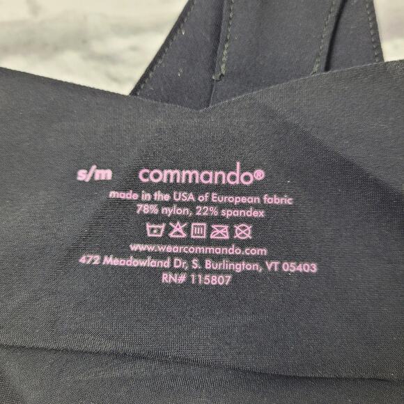 NWT Commando No Entry Applique Thong size S/M - Picture 4 of 7